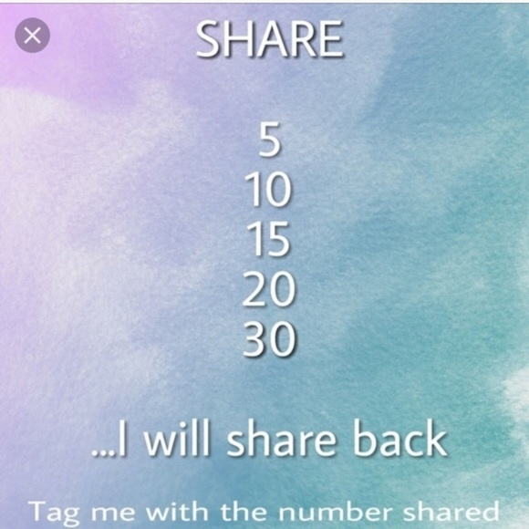 Other - Share for share, comment below nr of shares